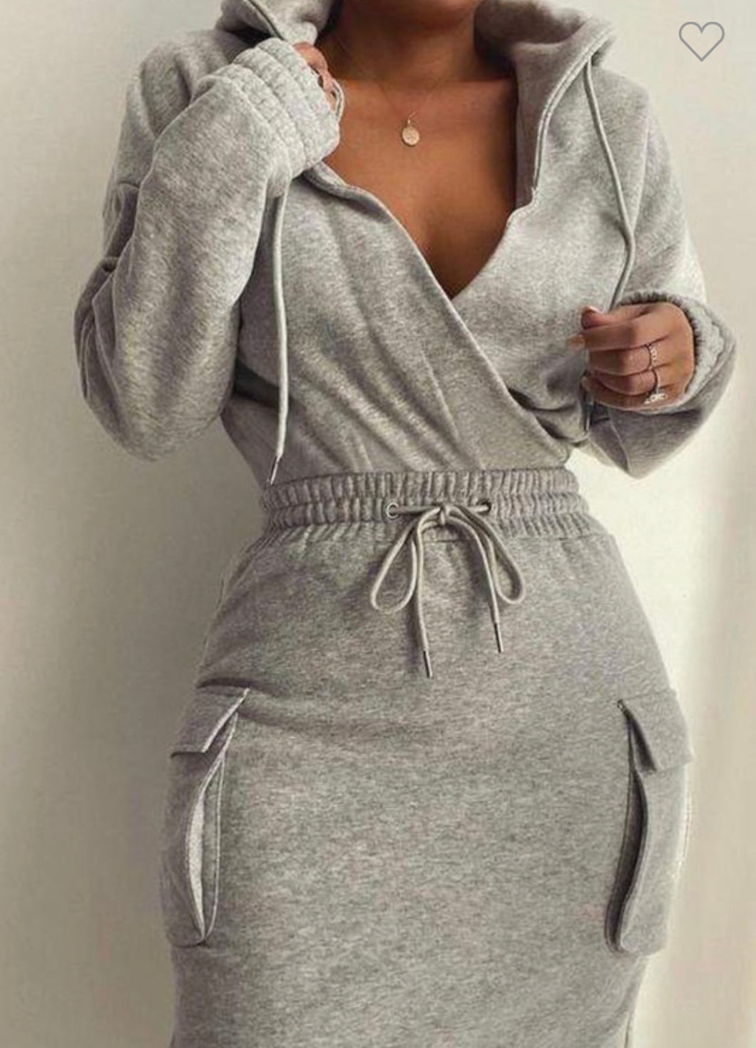 Next To Me Hooded Dress - Curvy