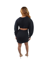 Load image into Gallery viewer, Hourglass Open Back Sweater Dress
